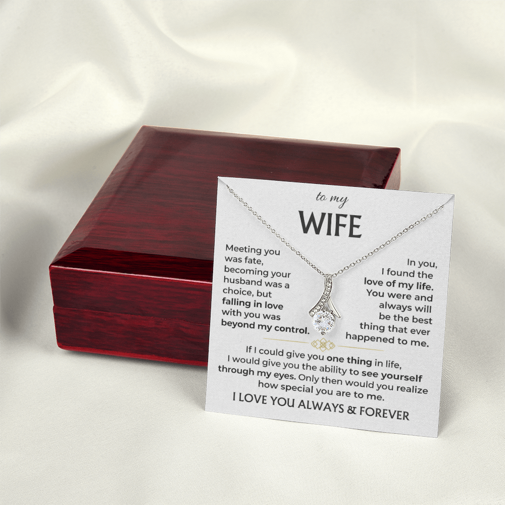 To My Wife - Alluring Beauty Necklace