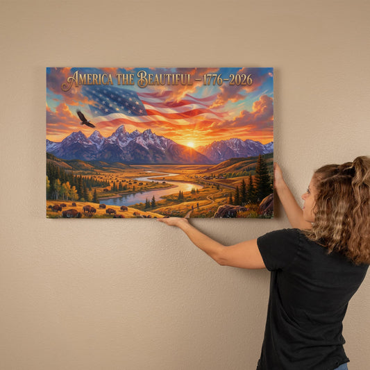 America's 250th America The Beautiful - Canvas