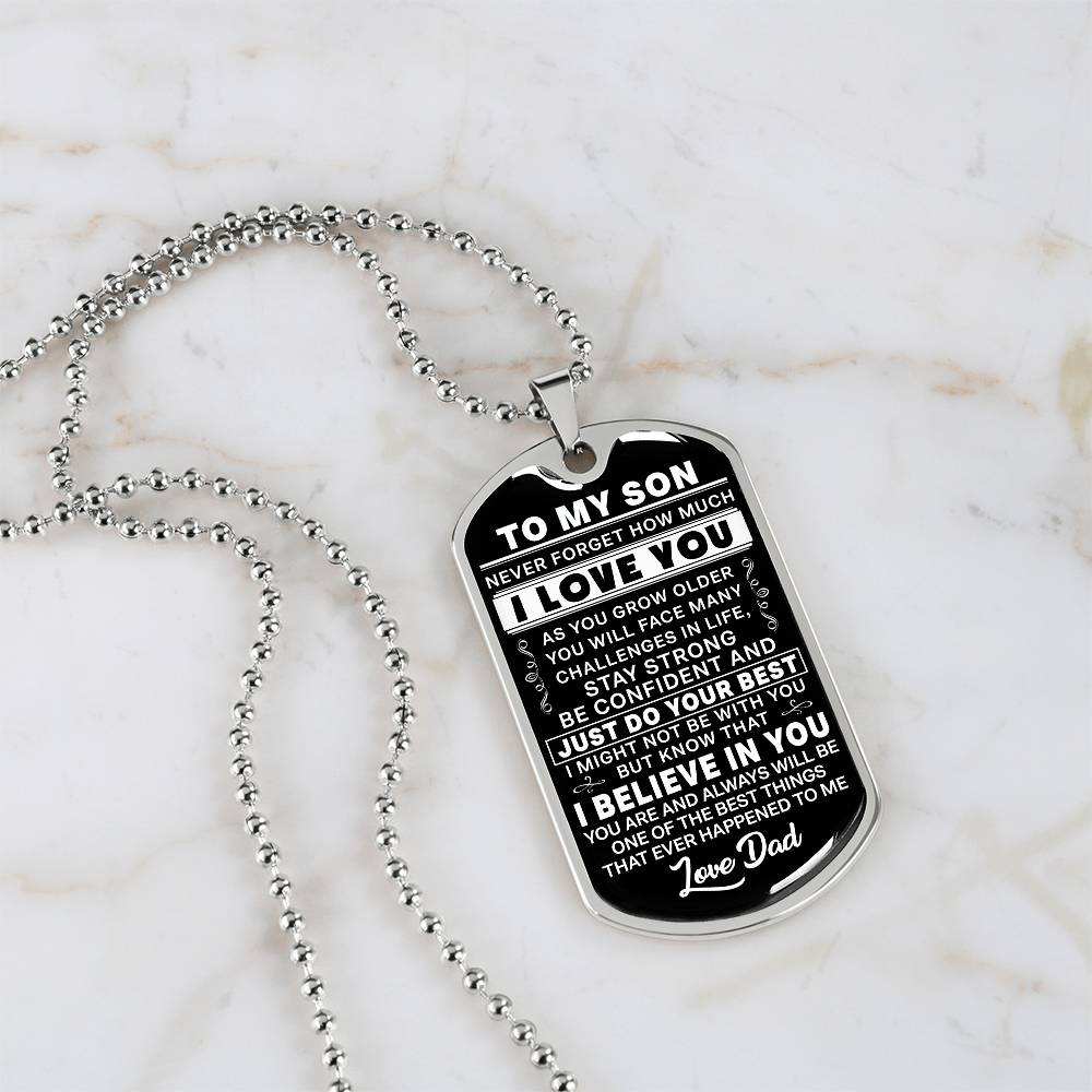 Son - As You Grow Older - Love Dad - INCLUDES FREE SHIPPING