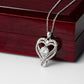 To Beautiful Wife - Love You Always Heart Necklace
