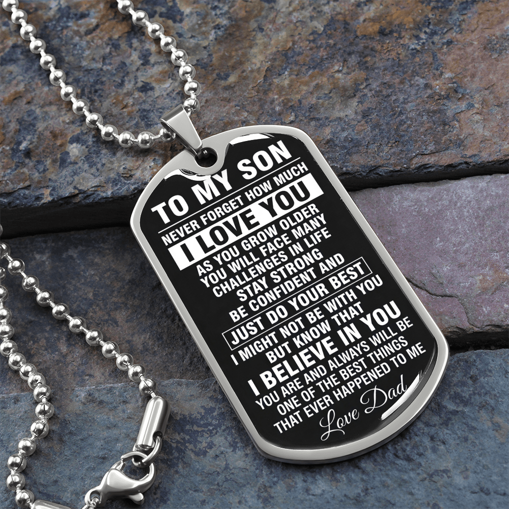 To My Son - Just Do Your Best - INCLUDES FREE SHIPPING