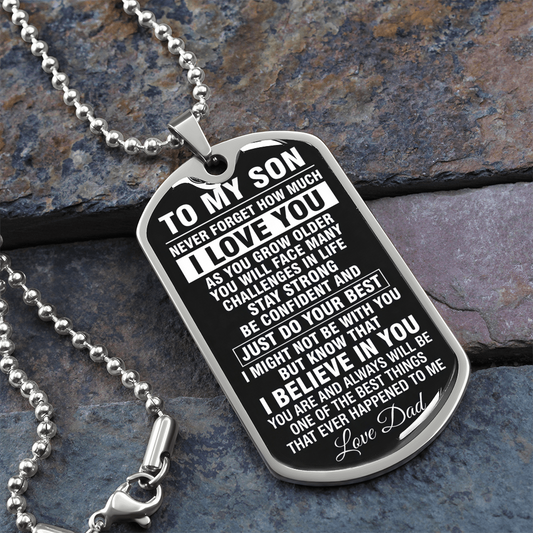 To My Son - Just Do Your Best - INCLUDES FREE SHIPPING