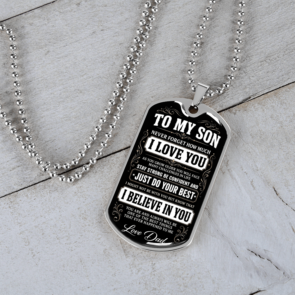 To My Son - I Believe In You - INCLUDES FREE SHIPPING