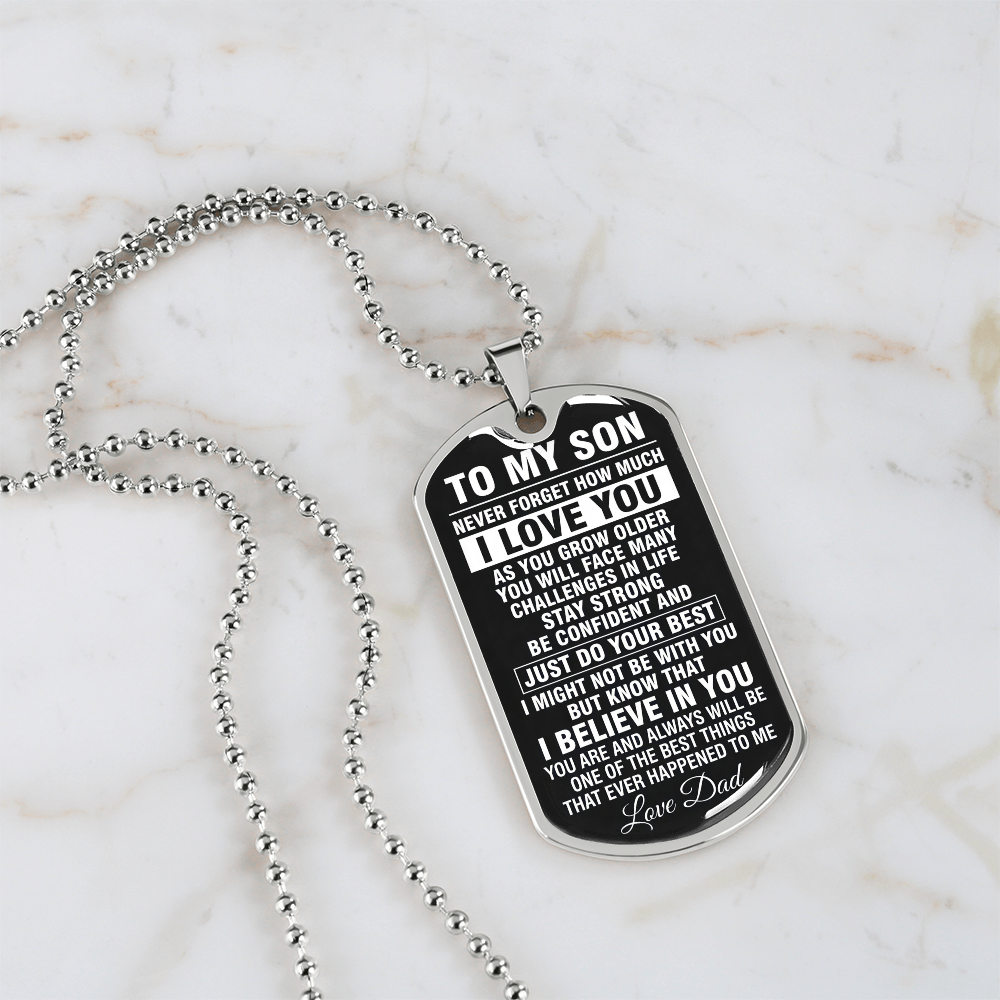 To My Son - Just Do Your Best - INCLUDES FREE SHIPPING