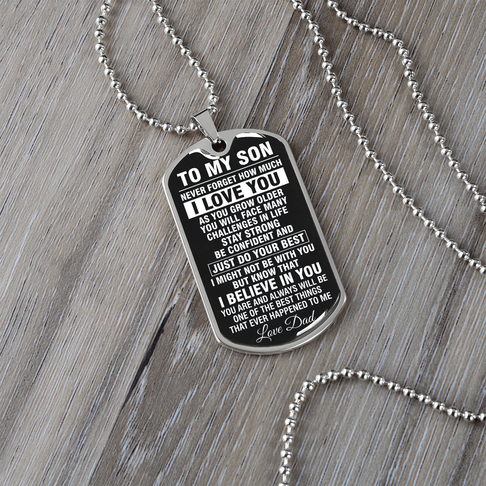To My Son - Just Do Your Best - INCLUDES FREE SHIPPING