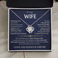 To My Wife - Meeting You Was Fate - Love Knot Necklace