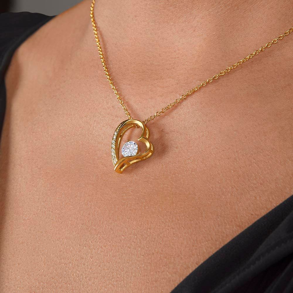 To My Beautiful Wife - Forever Love Necklace