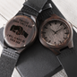 Through Good Times & Bad - Engraved Wooden Watch