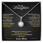 Daughter - Love Between a Mother and Daughter - Hope Necklace