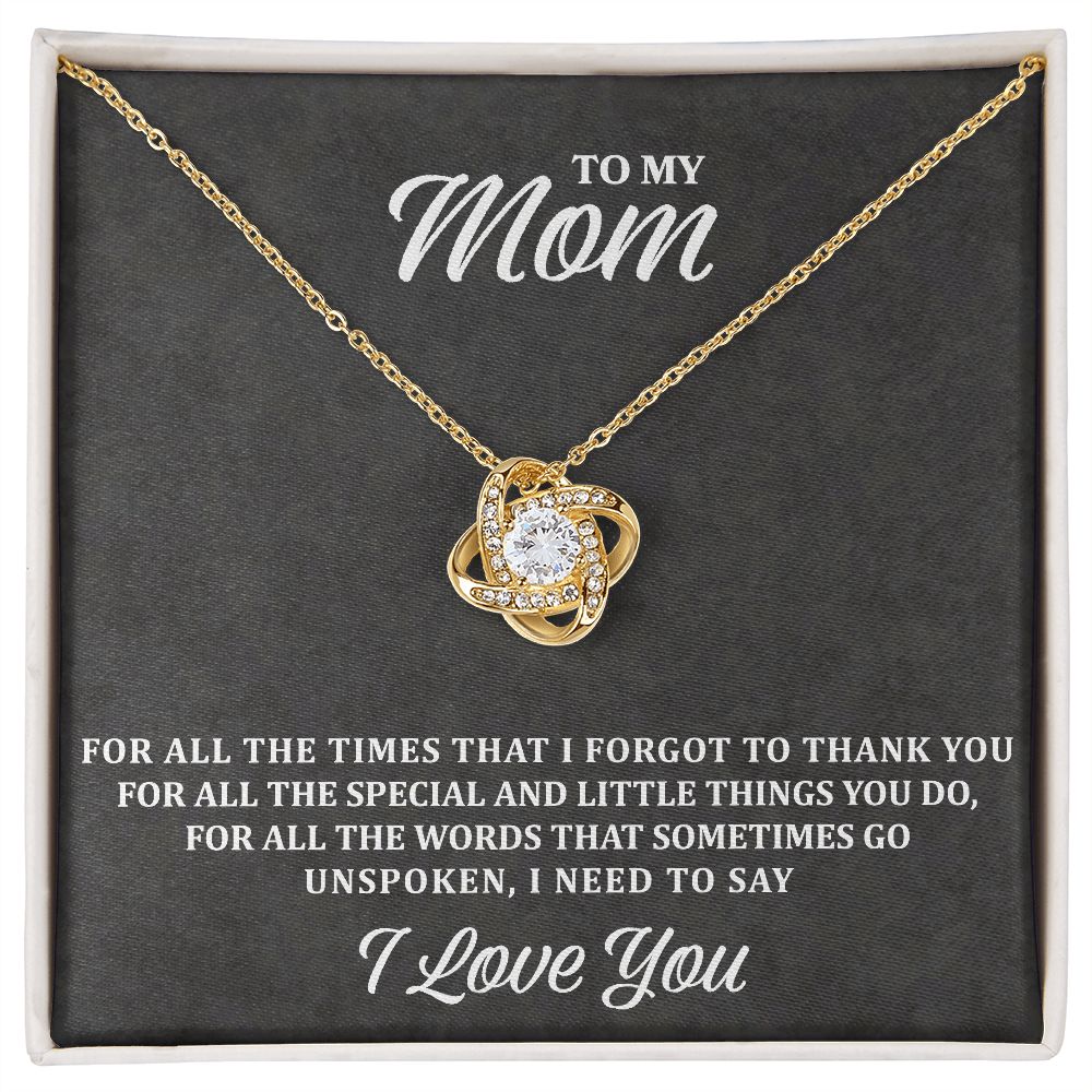 To My Mom - I Need To Say