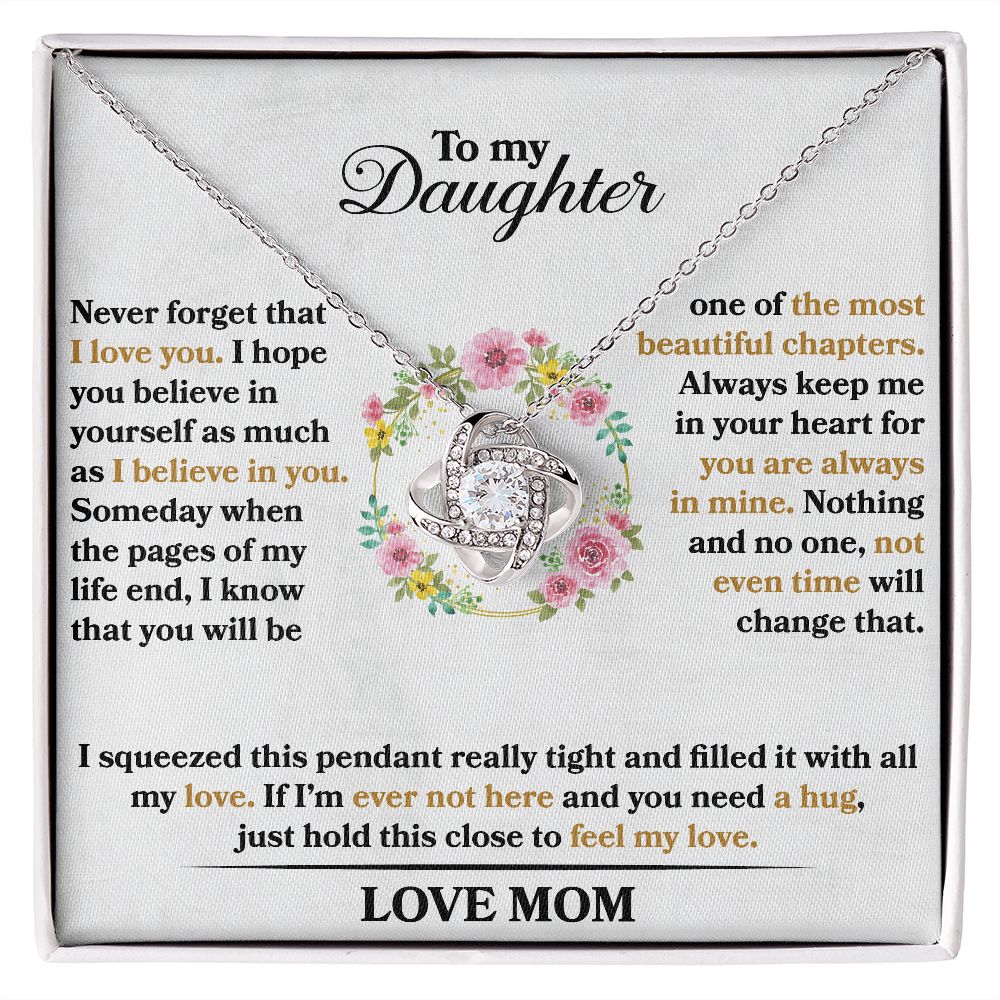 Daughter - Never Forget I Love You - Love Mom