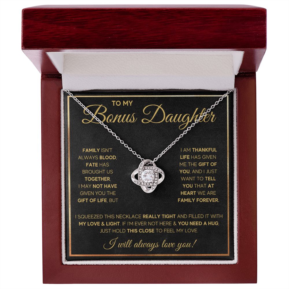 Bonus Daughter Gifts From Stepdad Stepmom Like A Daughter To Me Jewelry daughter in law necklace gift for daughter in law