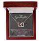 To My Granddaughter - I Hugged This Little Pendant - Love Grandpa