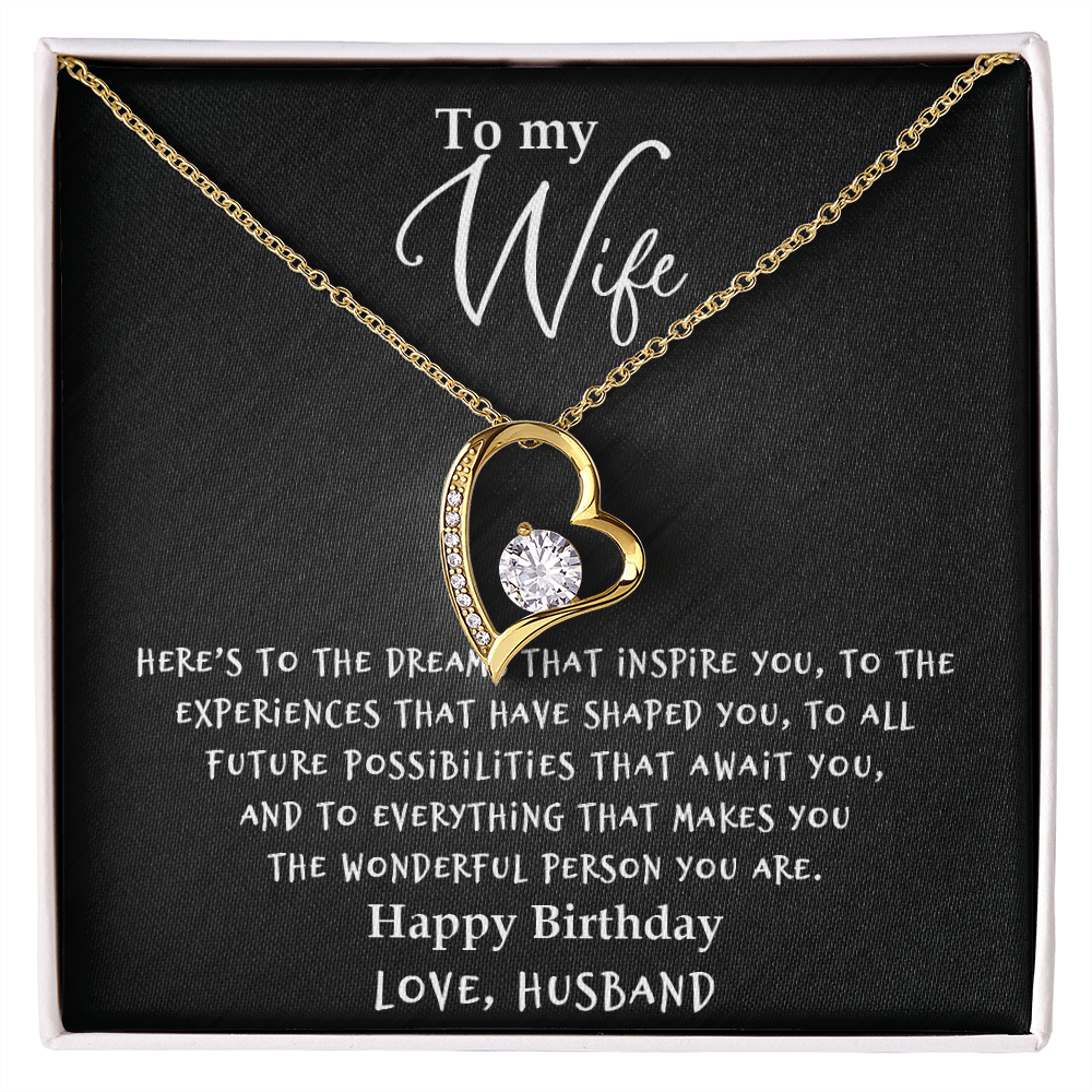 Wife - Wonderful - Forever Love Necklace